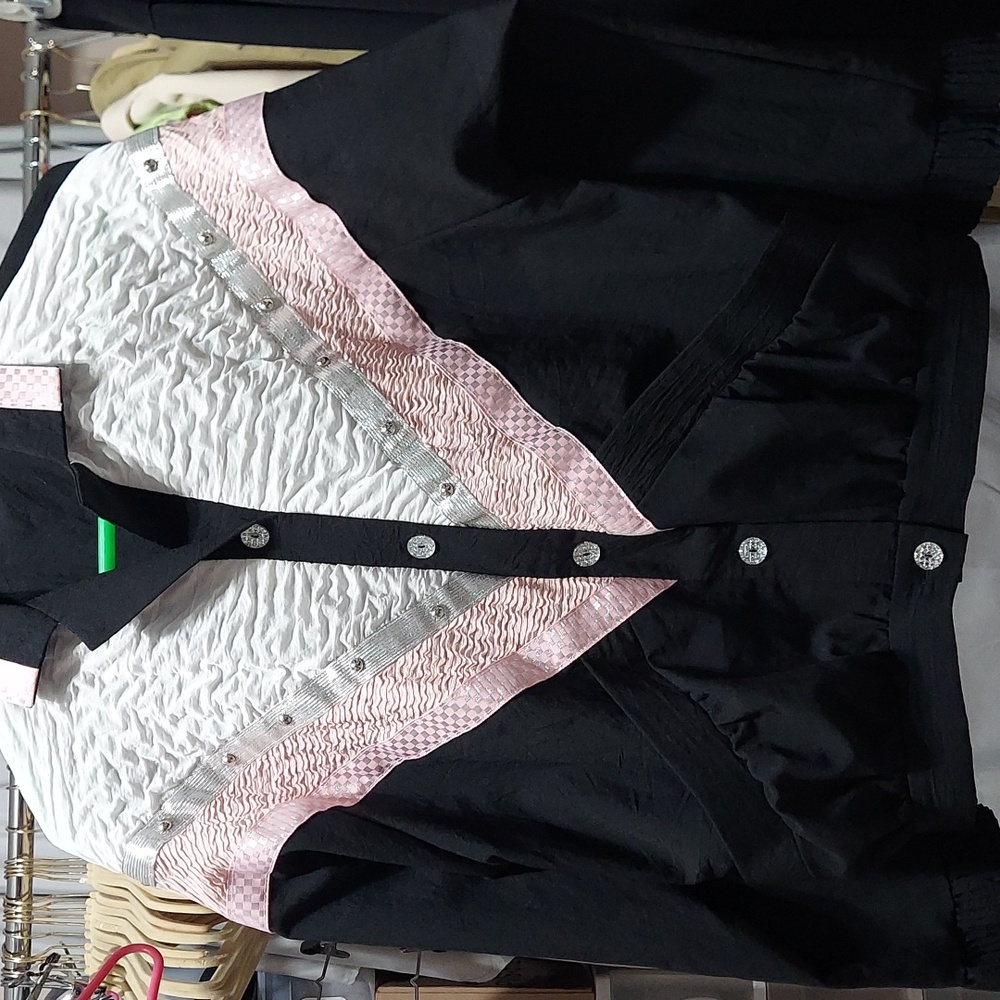 Color block 80s style top invw303